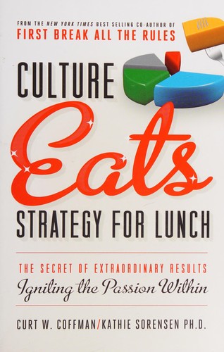 Culture Eats Strategy for Lunch book cover